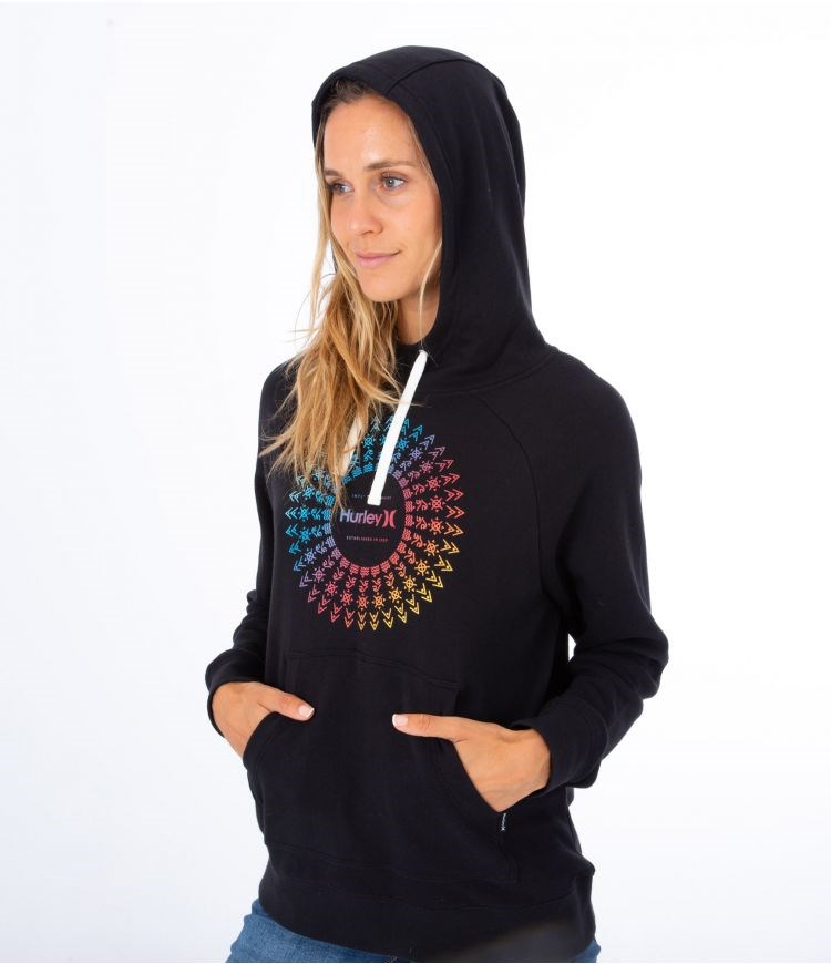 Hurley Hoodie Soul Burst Svarta | 81076UCWM