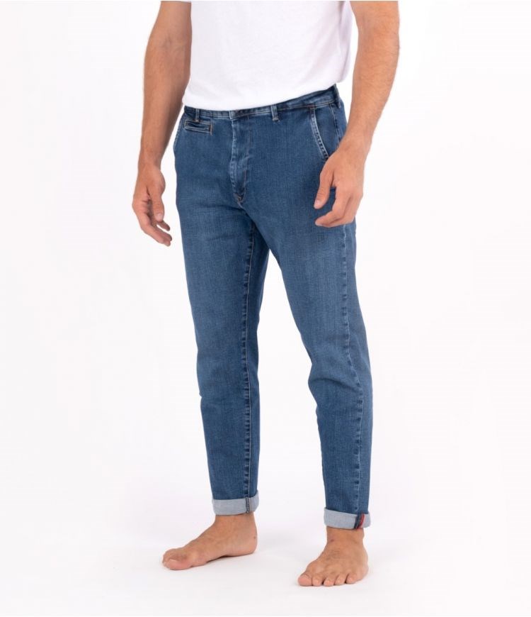 Hurley Hr Chino Crop Oceancare Denim Pant Trousers Denim He2 | 93472HJEW