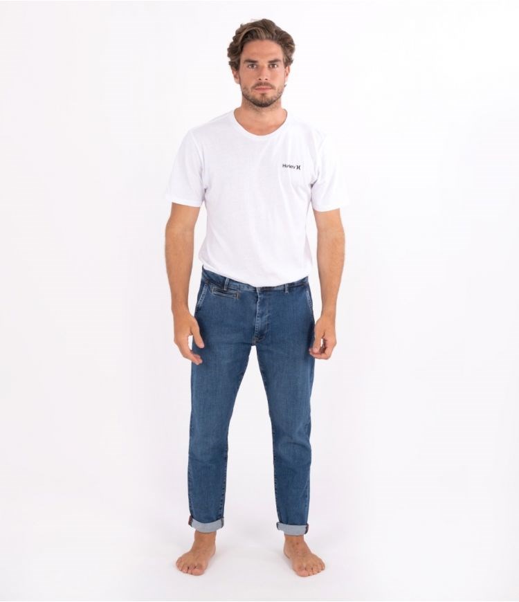 Hurley Hr Chino Crop Oceancare Denim Pant Trousers Denim He2 | 93472HJEW