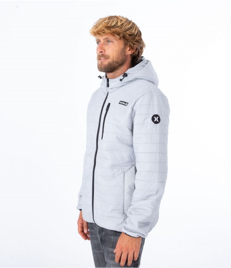 Hurley Jacket Packable Balsam Ljusgrå | 46150ETRH