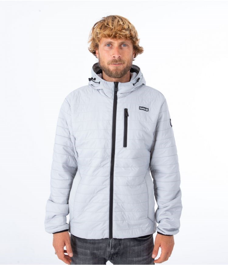 Hurley Jacket Packable Balsam Ljusgrå | 46150ETRH