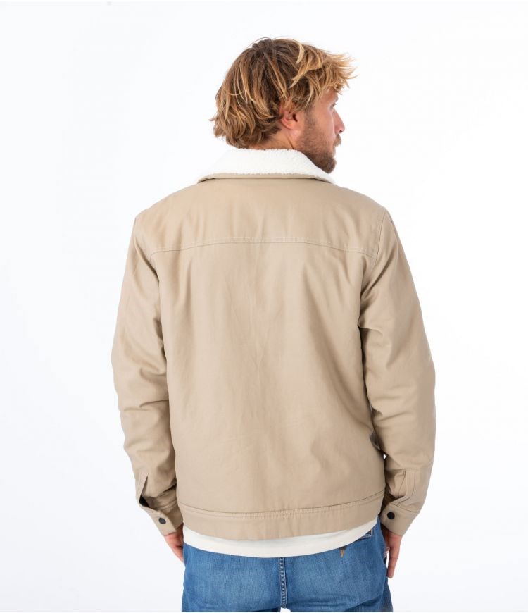 Hurley Jacket Roy Trucker Khaki | 59714FAQP