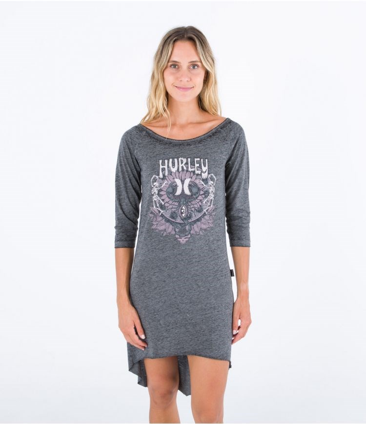 Hurley Klänning Tee Oceancare Mullet Mörkgrå | 05672ZNDT