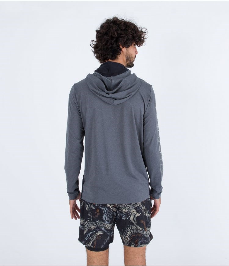 Hurley Lycra Long Sleeve H2o Dri Atticus Fastlane Upf Grå | 25981FGHN