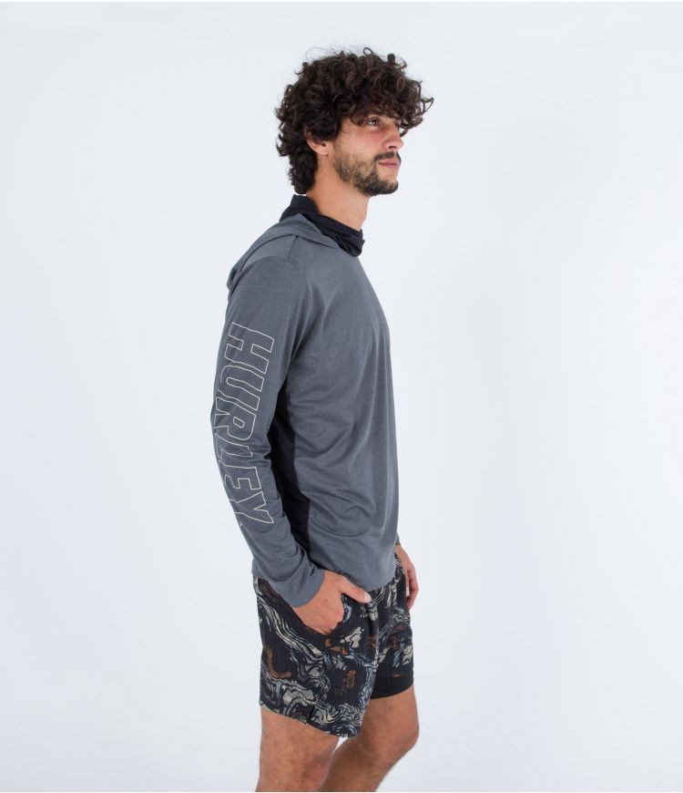 Hurley Lycra Long Sleeve H2o Dri Atticus Fastlane Upf Grå | 25981FGHN