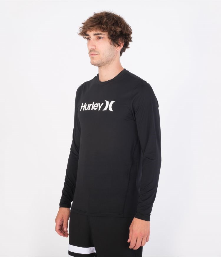 Hurley Lycra Long Sleeve Oao Surf Svarta | 85197CHDP