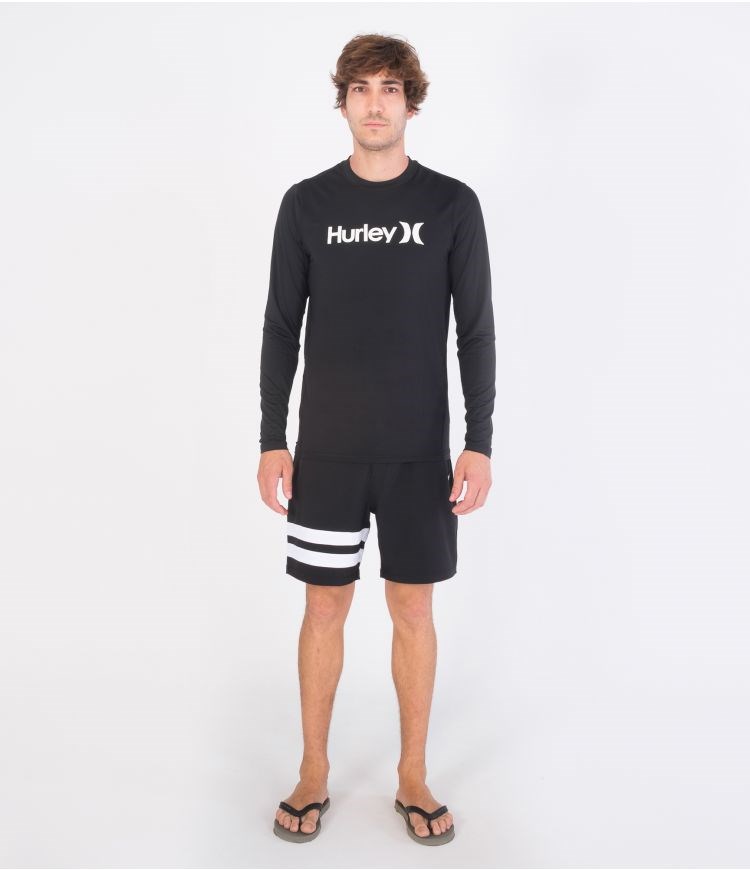 Hurley Lycra Long Sleeve Oao Surf Svarta | 85197CHDP