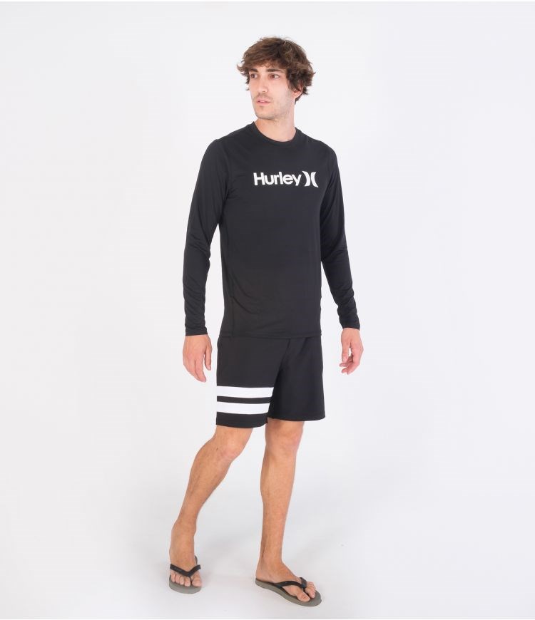 Hurley Lycra Long Sleeve Oao Surf Svarta | 85197CHDP