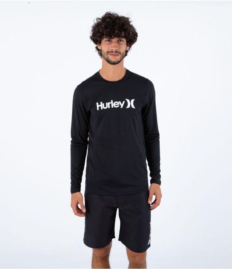 Hurley Lycra Long Sleeve Oao Surf Svarta | 85197CHDP