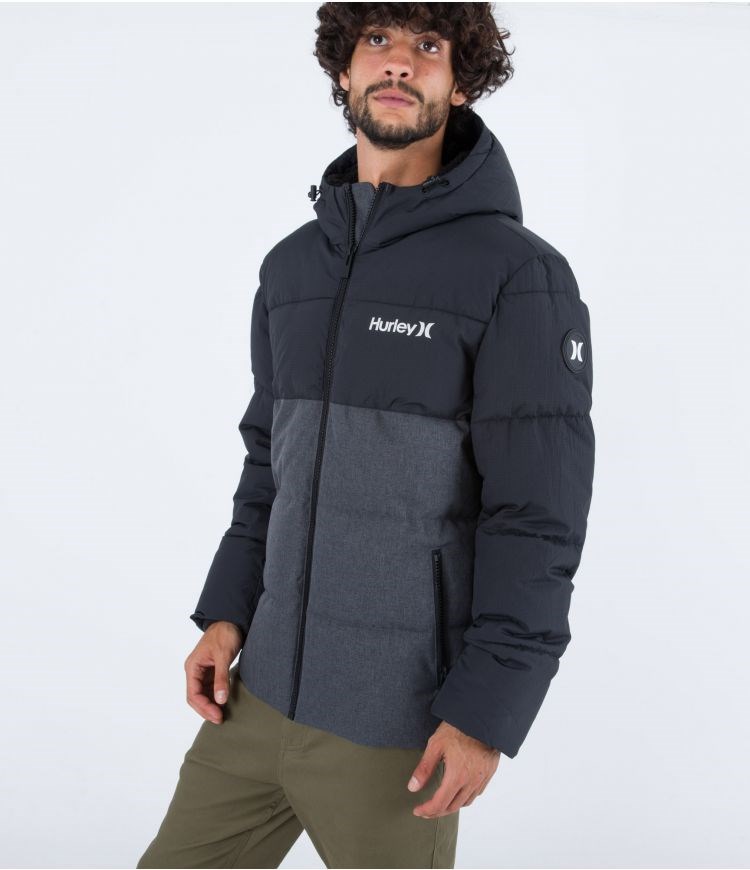 Hurley Mammoth 3m Puffer Jacket Svarta | 41062VKHM