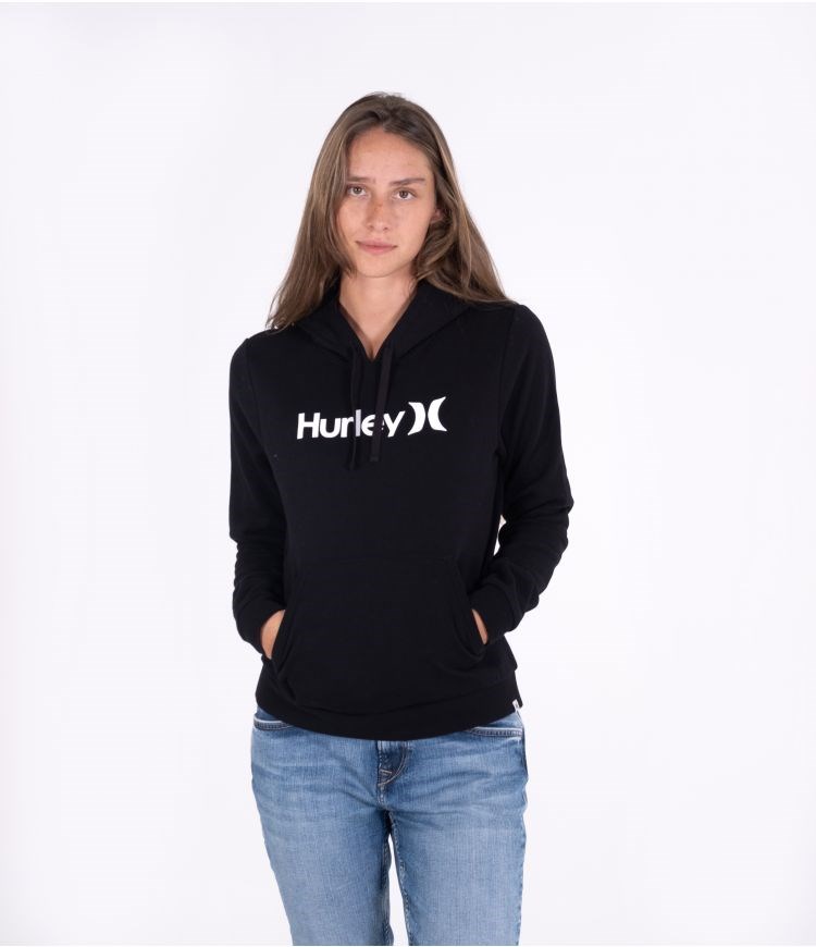 Hurley One & Only Core Hoodie Svarta | 72109YMOF