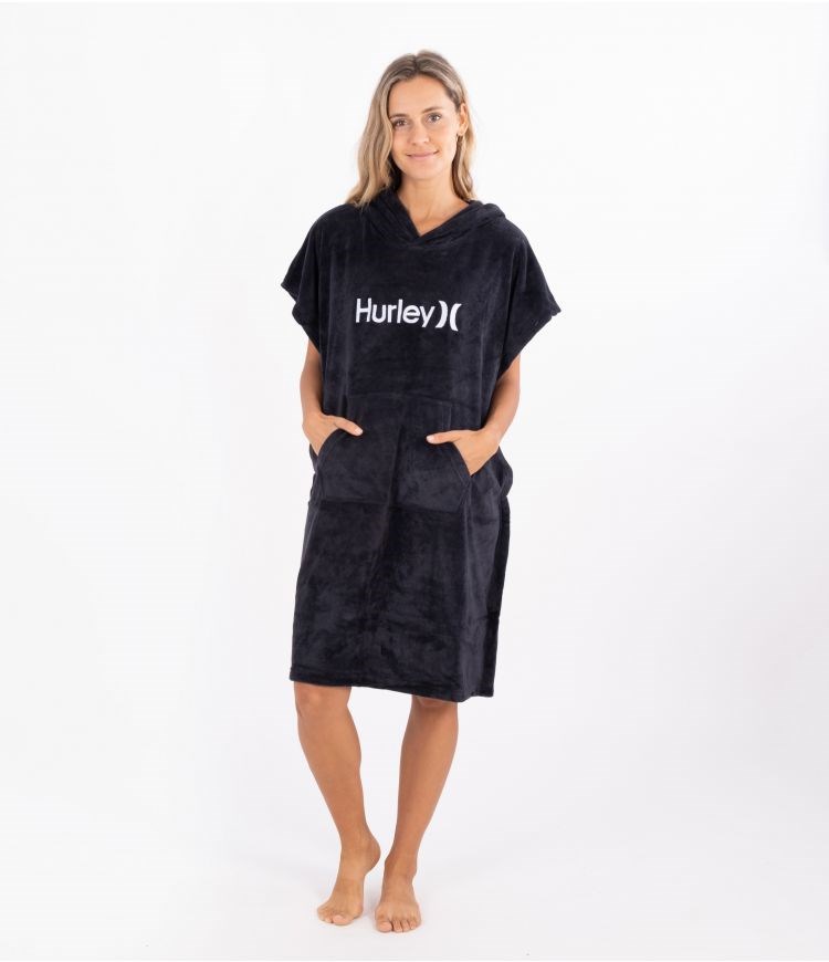 Hurley One & Only Hooded Towel - Other Accessories Svarta | 01873XCEN