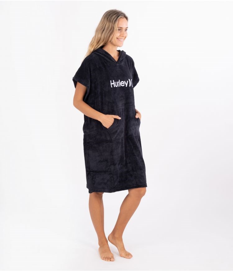 Hurley One & Only Hooded Towel - Other Accessories Svarta | 01873XCEN