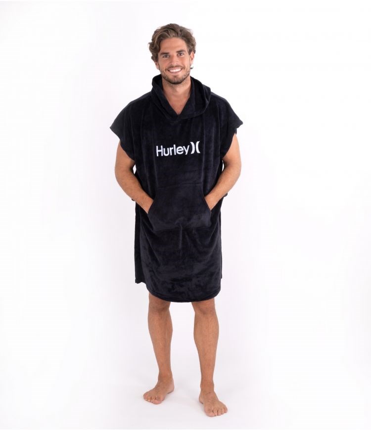 Hurley One & Only Hooded Towel - Other Accessories Svarta | 01873XCEN