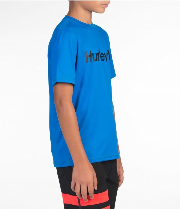 Hurley One & Only Rashguard S/S - Boys - Kids' Surf Tops Soar | 13605BDPX