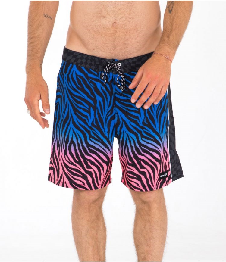 Hurley Phantom Fastlane Ac Zebra 18' Boardshorts Blå | 02386HCWV