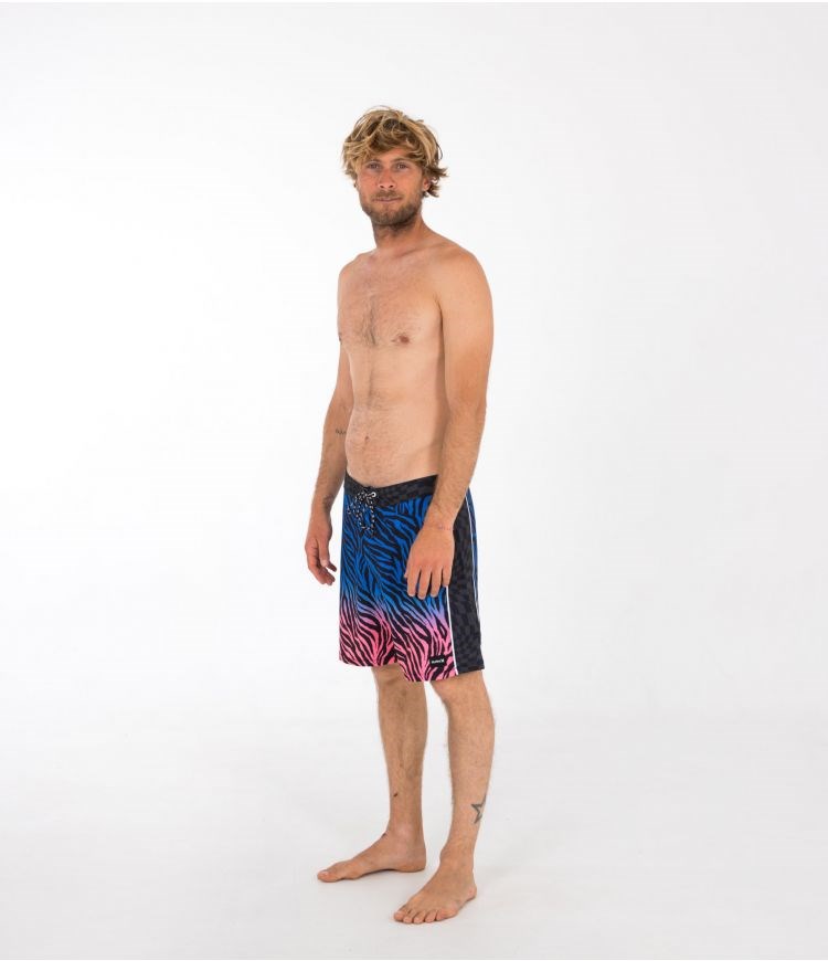 Hurley Phantom Fastlane Ac Zebra 18' Boardshorts Blå | 02386HCWV