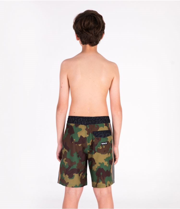 Hurley Phantom Fastlane Woodland - Boys - Kids' Boardshorts Khaki | 82016BYJS