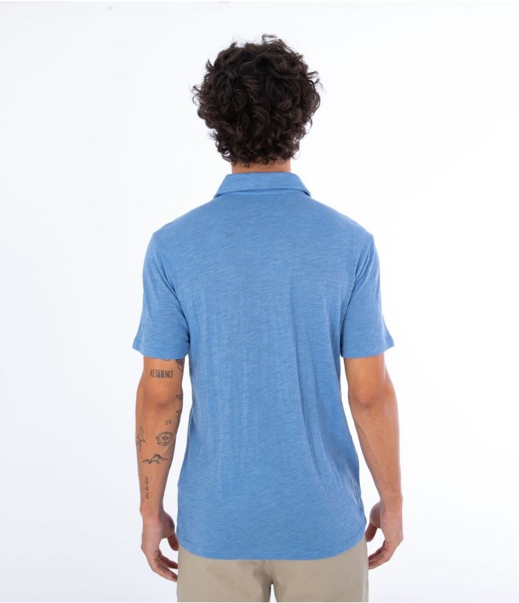 Hurley Polo Korta Sleeve Ace Vista Blå | 80675SZMD