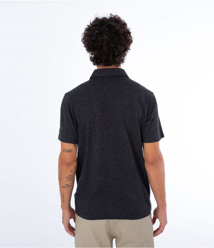 Hurley Polo Korta Sleeve Ace Vista Svarta | 25078RWAV