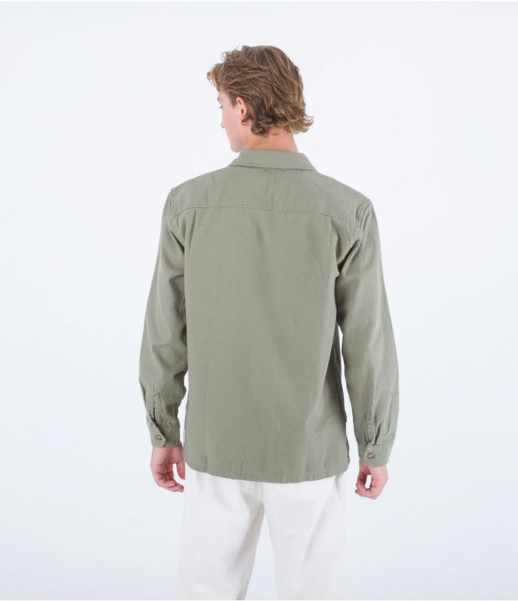 Hurley Shirt Bixby Canvas Army | 63490MXTA