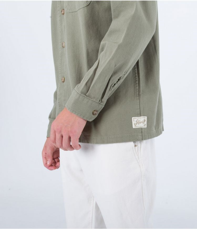 Hurley Shirt Bixby Canvas Army | 63490MXTA