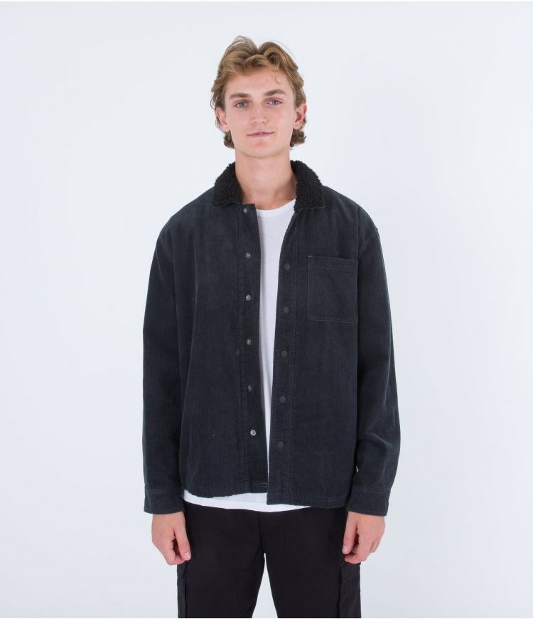 Hurley Shirt Bixby Cord Sherpa Grå | 51730DMLI