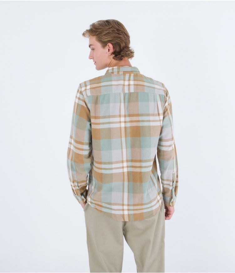 Hurley Shirt Flannel Portland Organic Golden Doodle | 10679SEZA