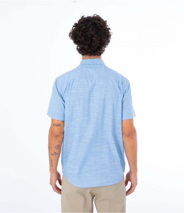 Hurley Shirt Korta Sleeve O&o Stretch Blå | 13526INOK