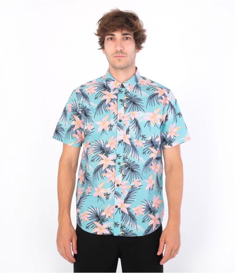 Hurley Shirt Korta Sleeve Org Kilklack Gröna | 23941BJIX