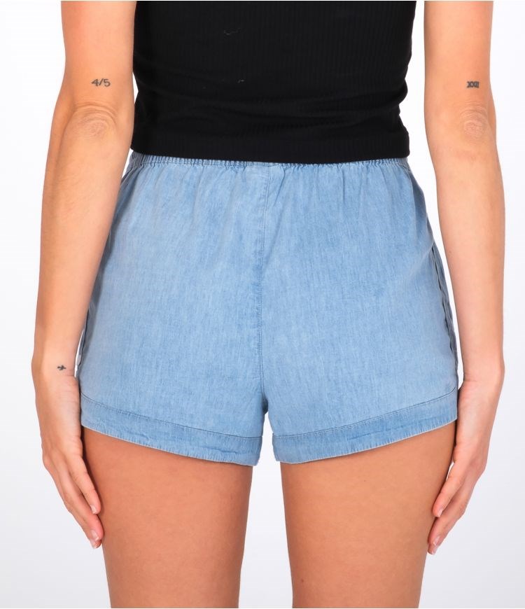 Hurley Shorts High Waisted Cindy Chambray New Age Bleach | 25473EPKF