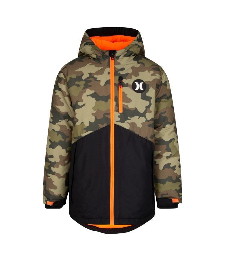 Hurley Snow Jacket Boy – Hurley Gröna Camo | 13072HFIO