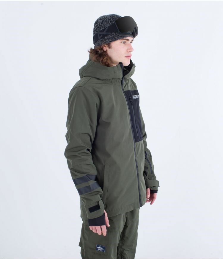 Hurley Snow Jacket Outlaw Khaki | 42730QHYJ