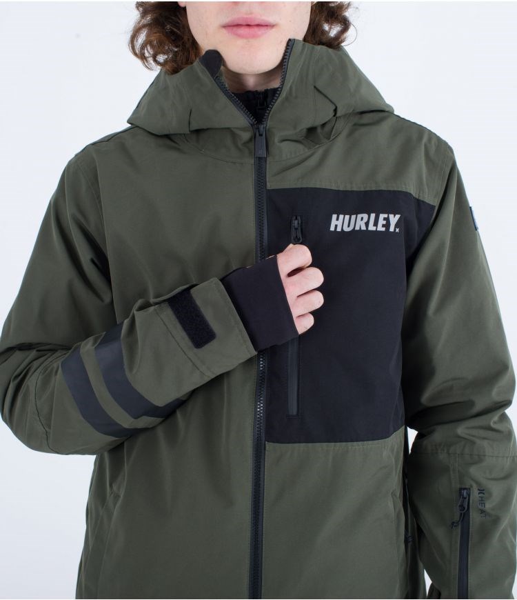 Hurley Snow Jacket Outlaw Khaki | 42730QHYJ