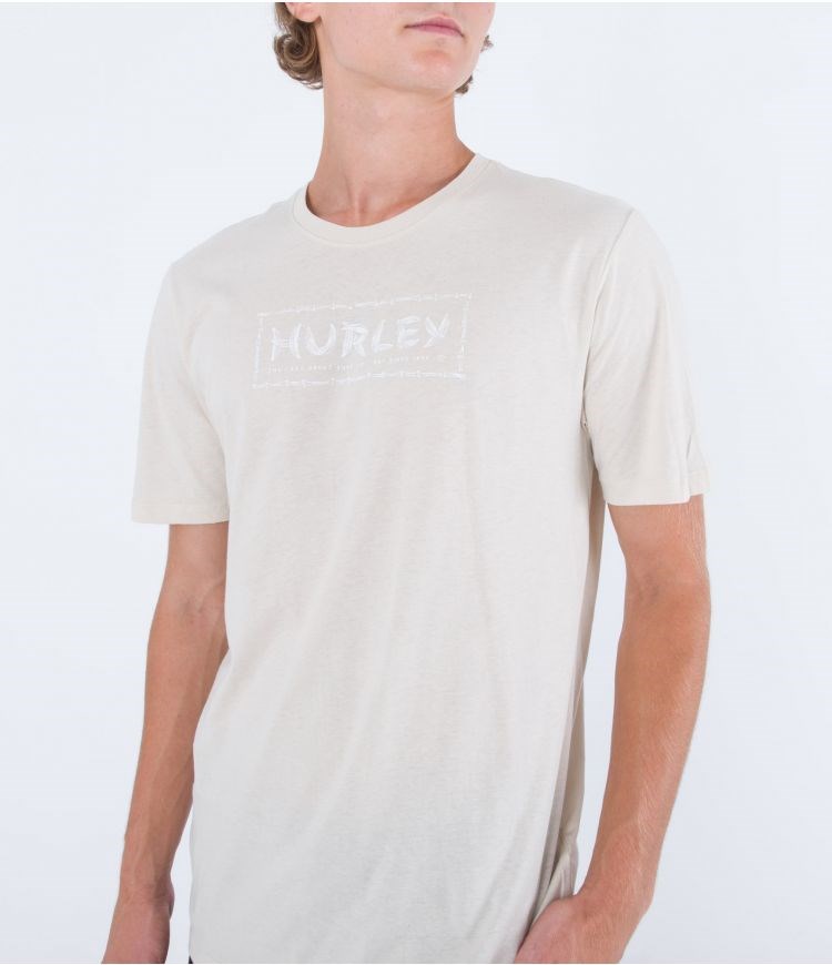 Hurley T-shirt Korta Sleeve Everyday Death In Paradise Bone | 96403PDSH