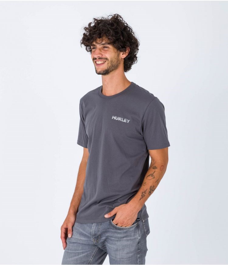 Hurley T-shirt Korta Sleeve Everyday Explore Reflector Grå | 97143KNFV