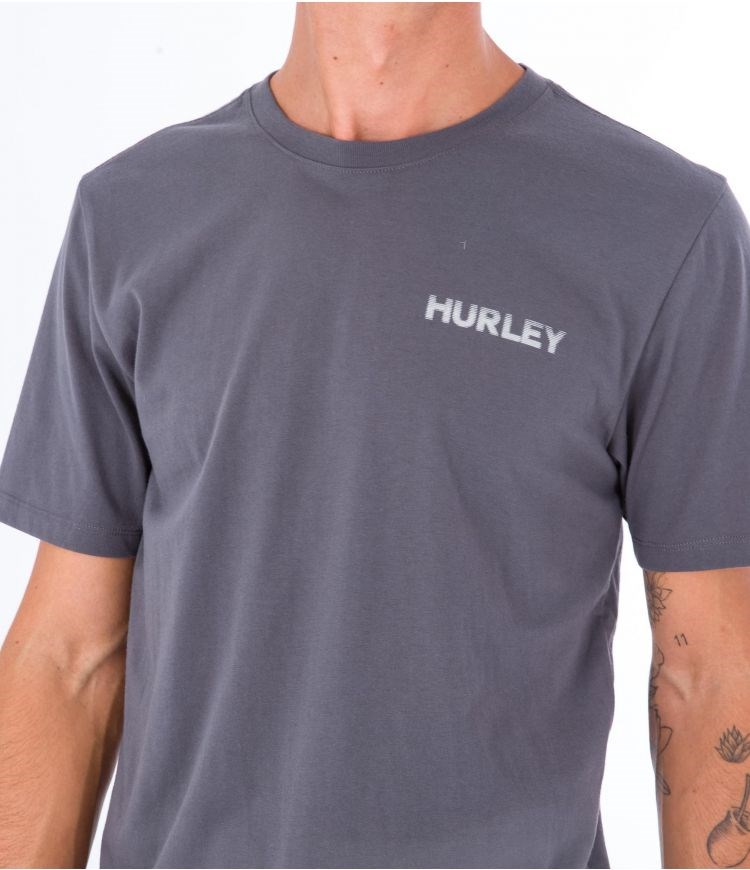 Hurley T-shirt Korta Sleeve Everyday Explore Reflector Grå | 97143KNFV