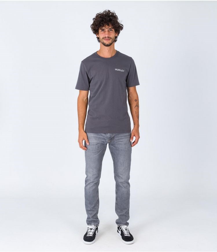 Hurley T-shirt Korta Sleeve Everyday Explore Reflector Grå | 97143KNFV