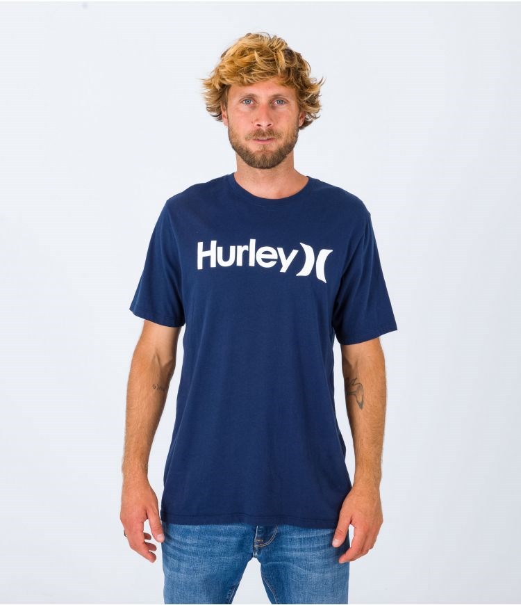 Hurley T-shirt Korta Sleeve Everyday O&o Solid Night Force | 04658BTUL