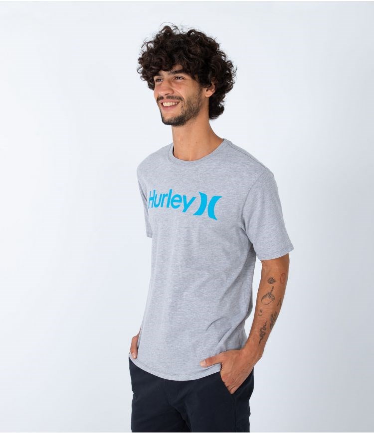 Hurley T-shirt Korta Sleeve Everyday O&o Solid Grå | 14289HWTE