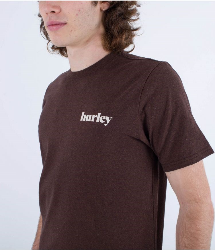 Hurley T-shirt Korta Sleeve Everyday Recycled Lowers Puff Bruna | 47952TBJA