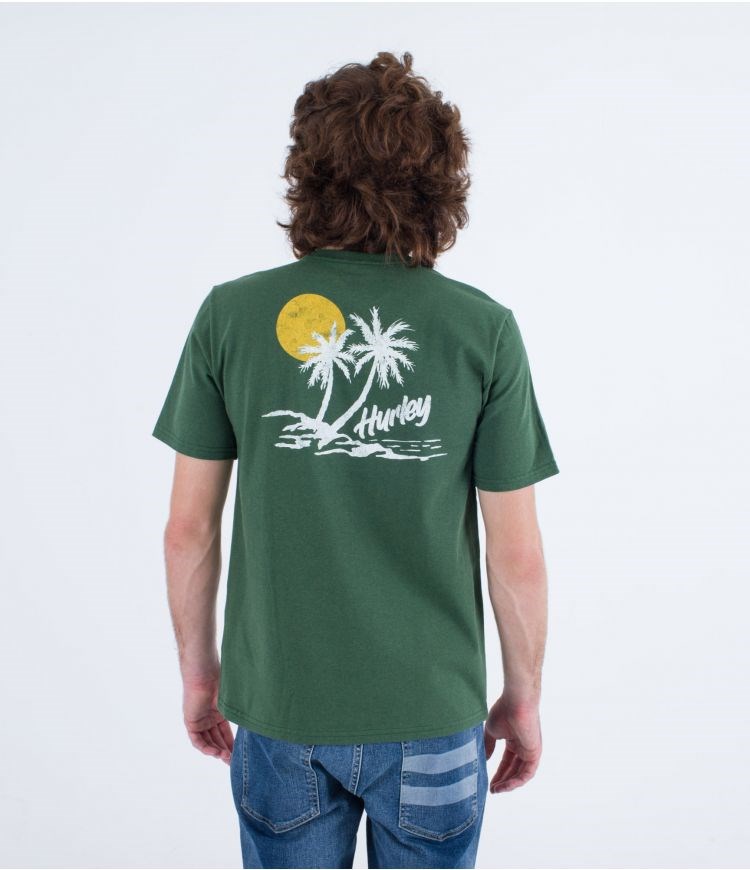 Hurley T-shirt Korta Sleeve Everyday Recycled Little Vacay Jungle | 73021DTMK