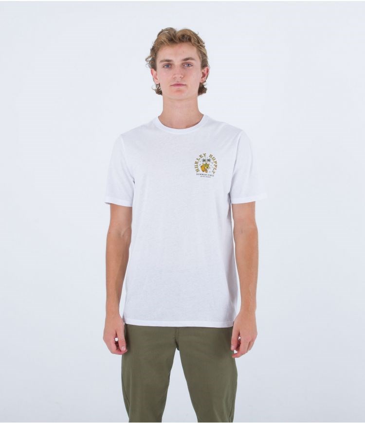 Hurley T-shirt Korta Sleeve Everyday Summer Vibes Vita | 19302NTDG