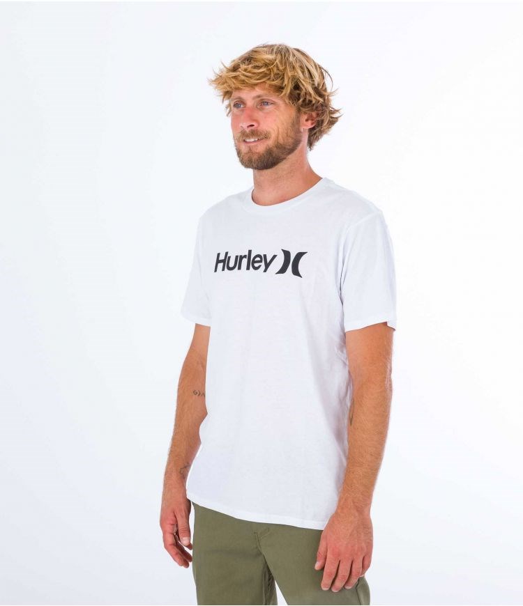 Hurley T-shirt Korta Sleeve Everyday Washed Core O&o Vita | 06459ZWGK