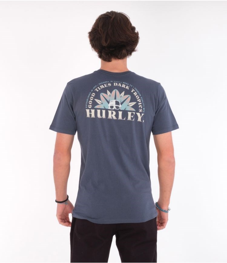 Hurley T-shirt Korta Sleeve Everyday Washed Dark Tropics Monsoon | 92045KJTI