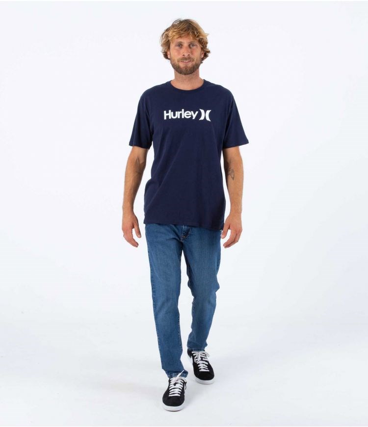 Hurley T-shirt Korta Sleeve Everyday Washed Core O&o Obsidian | 92751EIJK