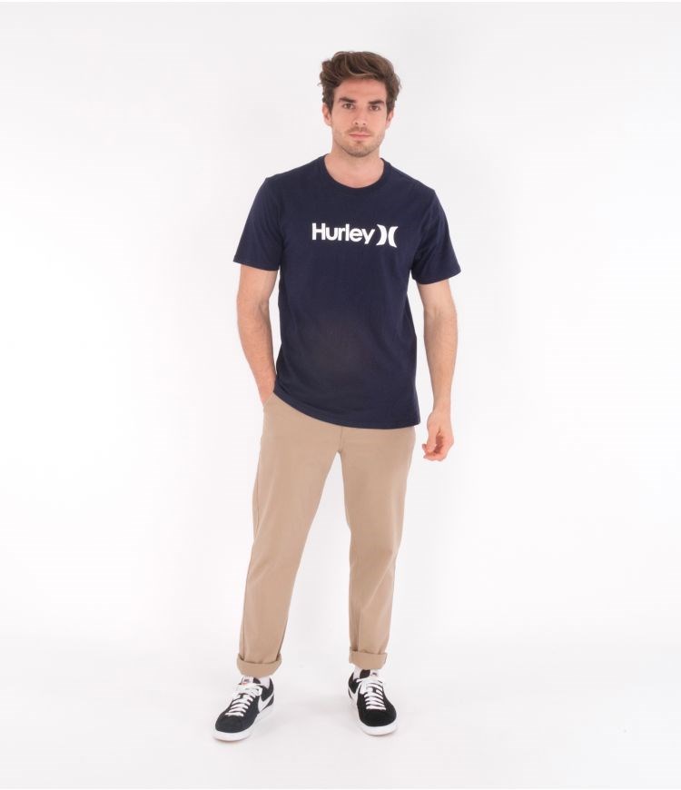 Hurley T-shirt Korta Sleeve Everyday Washed Core O&o Obsidian | 92751EIJK