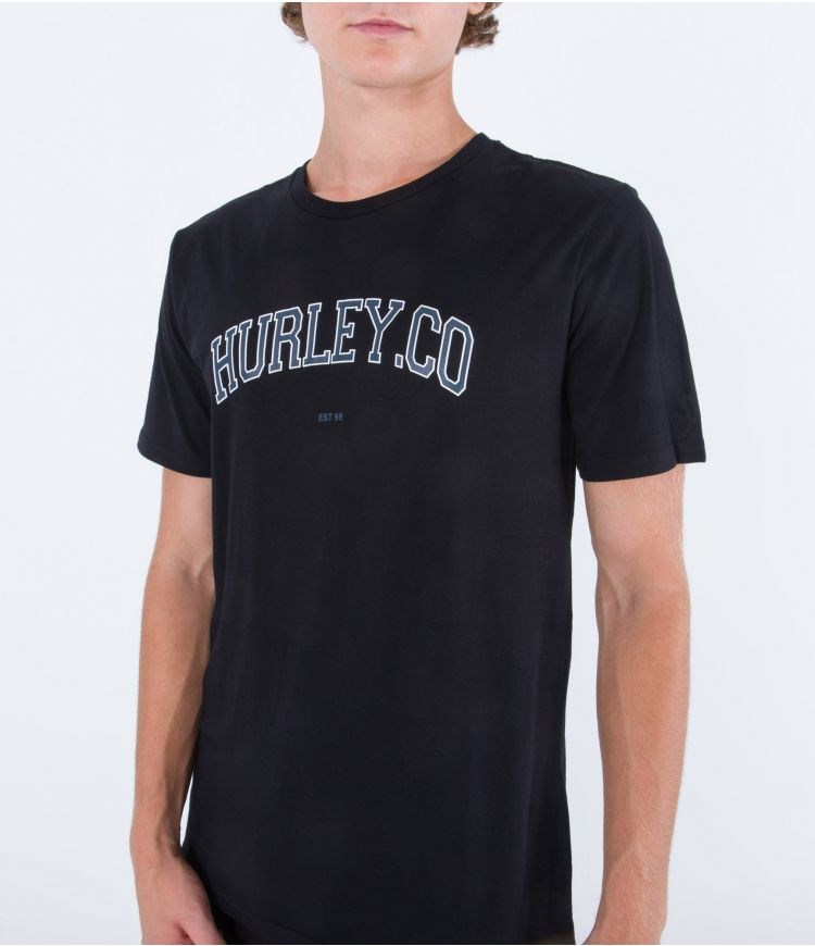 Hurley T-shirt Korta Sleeve H2o Dri Authentic Svarta | 16470YPAT