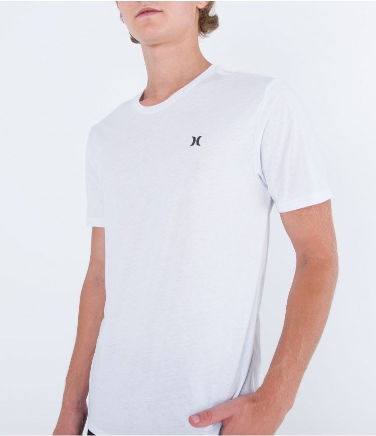 Hurley T-shirt Korta Sleeve H2o Dri Icon Vita | 20713XZRA