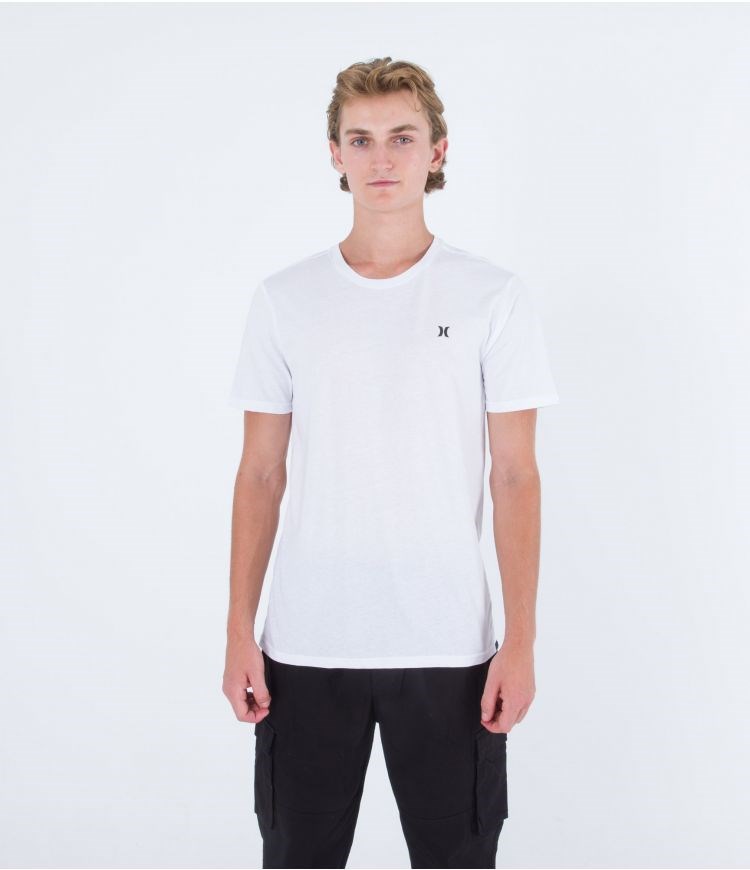 Hurley T-shirt Korta Sleeve H2o Dri Icon Vita | 20713XZRA